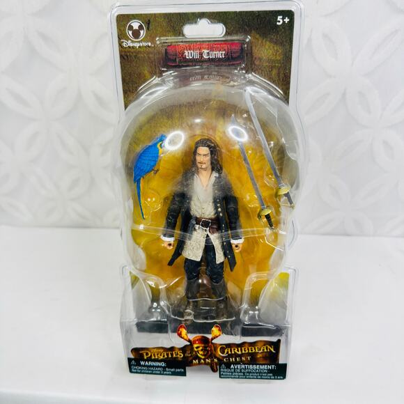 Pirates of the Caribbean Dead Mans Chest Will Turner action figure Disneystore - Picture 2 of 9